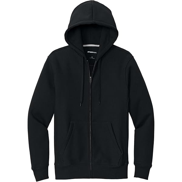 Joe's USA Men's Soft Fleece Full-Zip Hoodie-XS-Black at Amazon